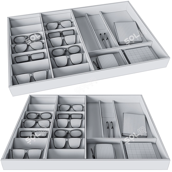 Closet Decor Set 3D model image 2