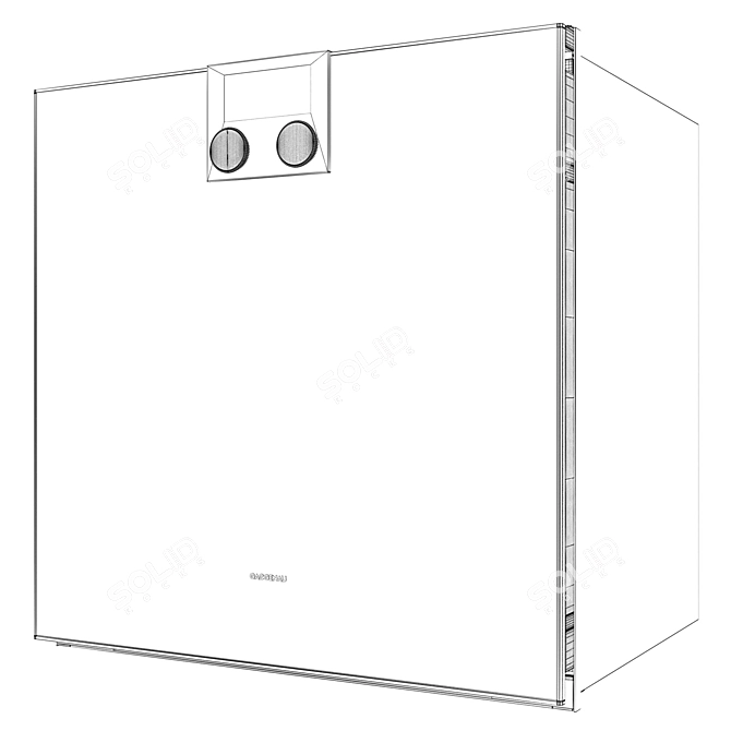 Gaggenau BO420101: Stylish 60cm Pyrolytic Oven 3D model image 10