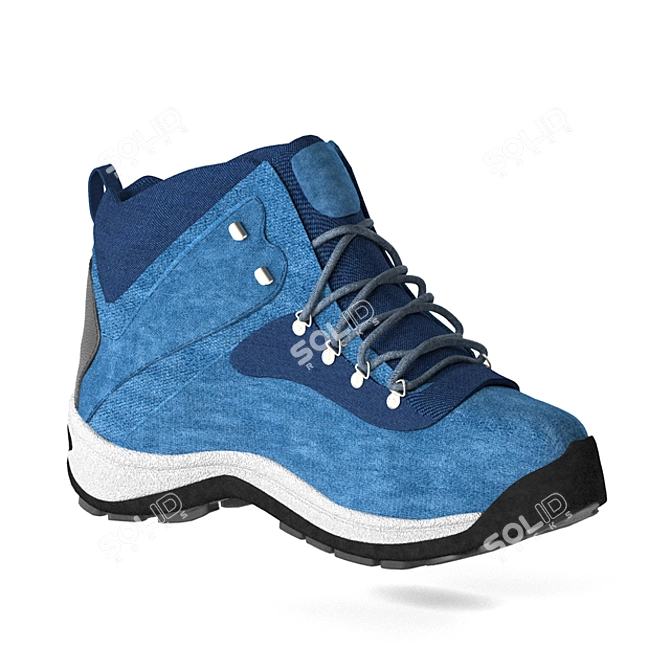 Corona Resistant Shoe: Ultimate Protection 3D model image 1