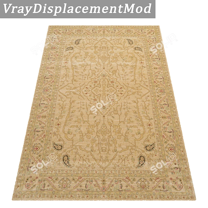 Versatile High-Quality Carpet Set 3D model image 2