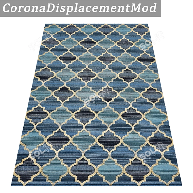 Luxury Carpet Set: High-Quality Textures 3D model image 4