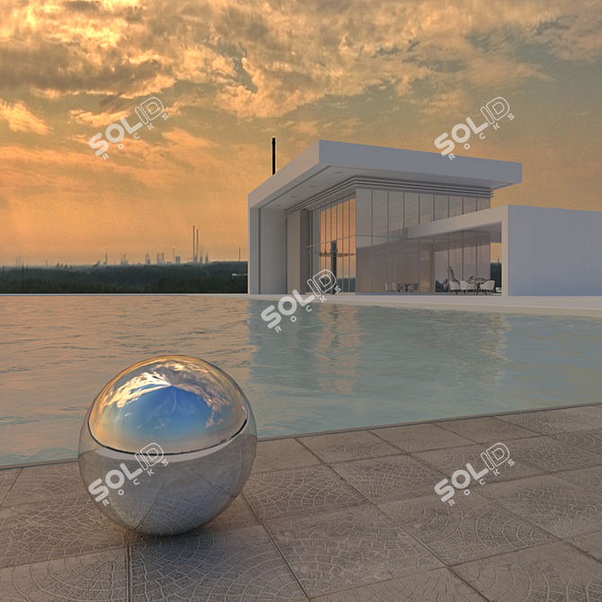 Title: Aerial HDRI Panorama 3D model image 2