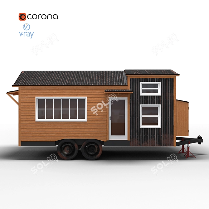 Mobile Nomad Haven 3D model image 1