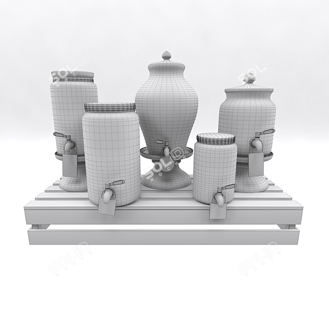 Refreshing Lemonade Set 2 3D model image 5