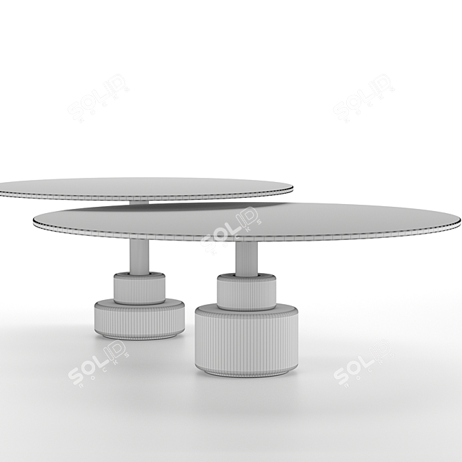 MENHIR: Modern Italian Design Table 3D model image 2