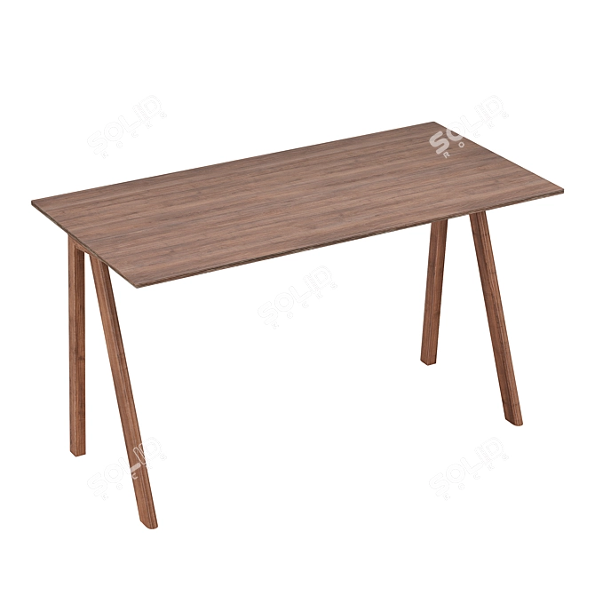 Modern Minimalist Hay Copenhague 90 Desk 3D model image 1