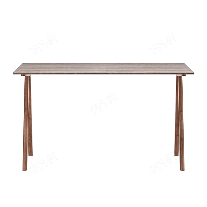 Modern Minimalist Hay Copenhague 90 Desk 3D model image 2