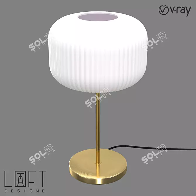 Loft Designe Table Lamp 5002 3D model image 1