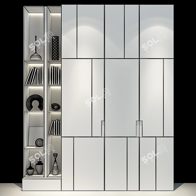 Modern Cabinet Furniture_0260 3D model image 3