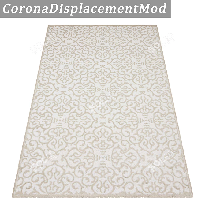 Luxury Carpet Collection: Set of 3 High-Quality Carpets 3D model image 4