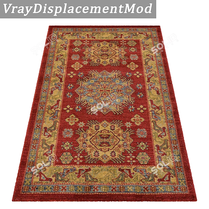 Title: High-Quality Carpet Set 3D model image 3