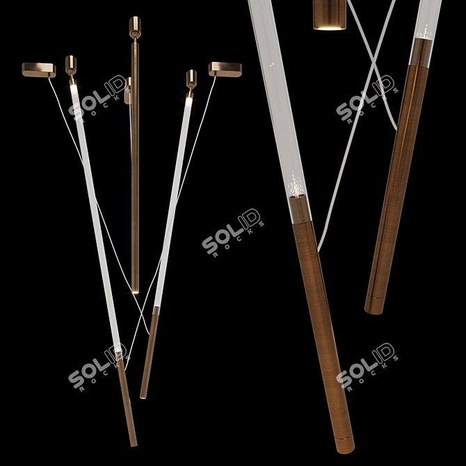 Versatile Henge Skyfall Suspensions 3D model image 1