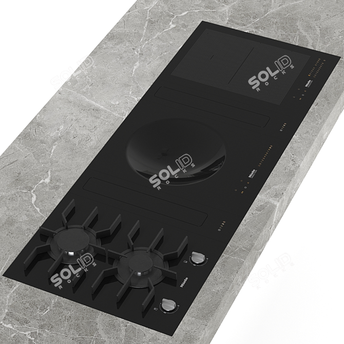 Miele SmartLine: Customizable Induction Hob 3D model image 1