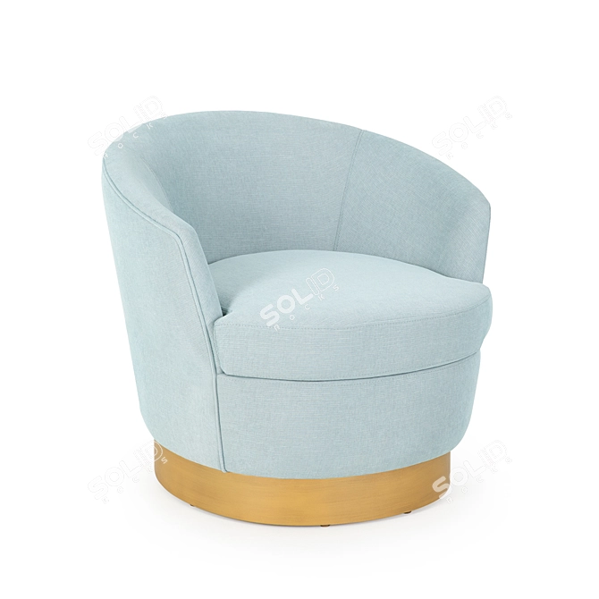 Comfy Lounge Chair 3D model image 1