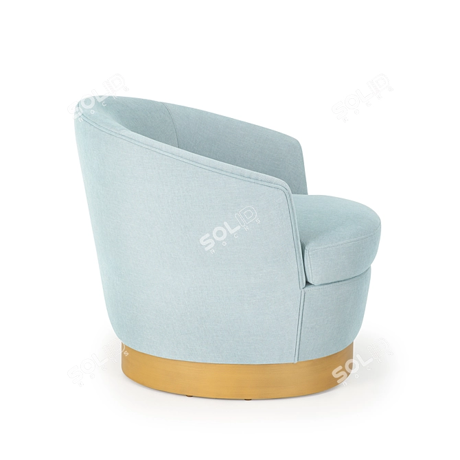 Comfy Lounge Chair 3D model image 3