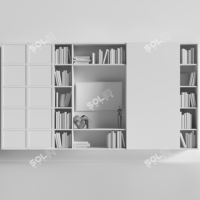 Title: Versatile Home Storage Solution 3D model image 2