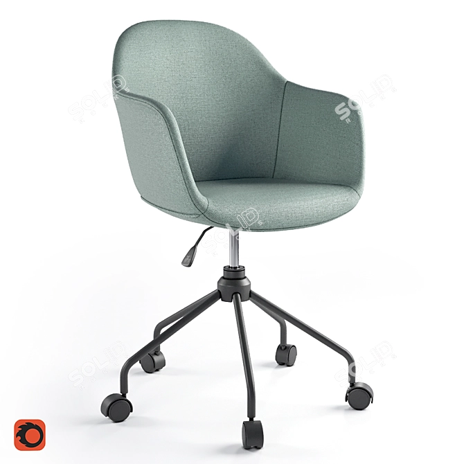 Ergonomic Office Chair: La Redoute Nyjo 3D model image 1