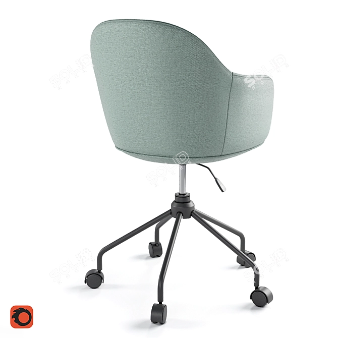 Ergonomic Office Chair: La Redoute Nyjo 3D model image 2