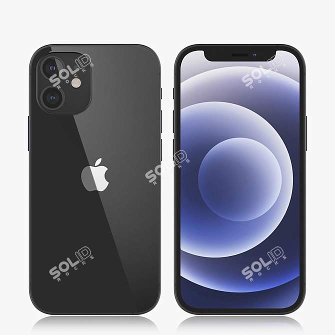 Compact and Powerful: iPhone 12 mini 3D model image 1