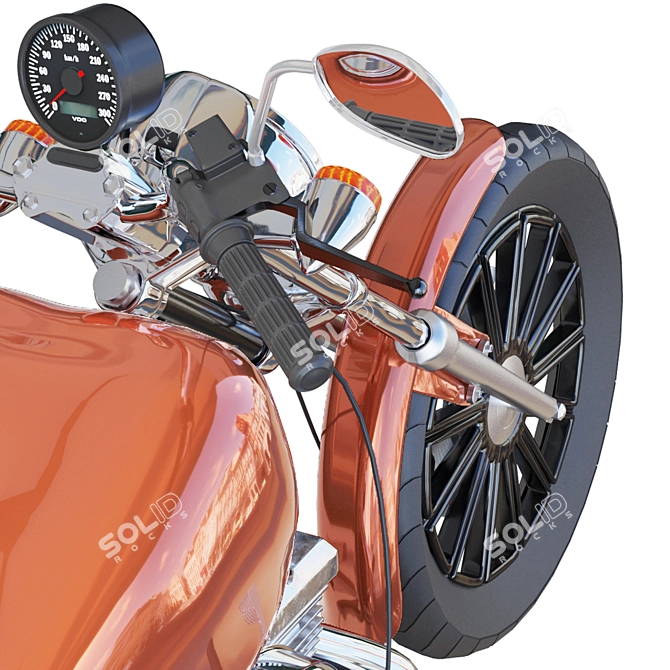 Harley Davidson XL 53C 1200cc Cruiser 3D model image 8