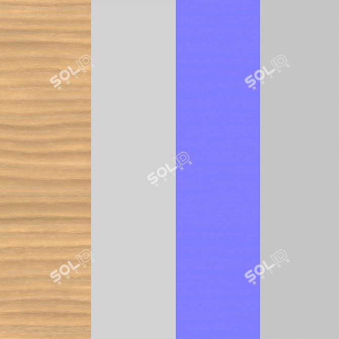 Elegant Pine Wood Varnish 3D model image 3