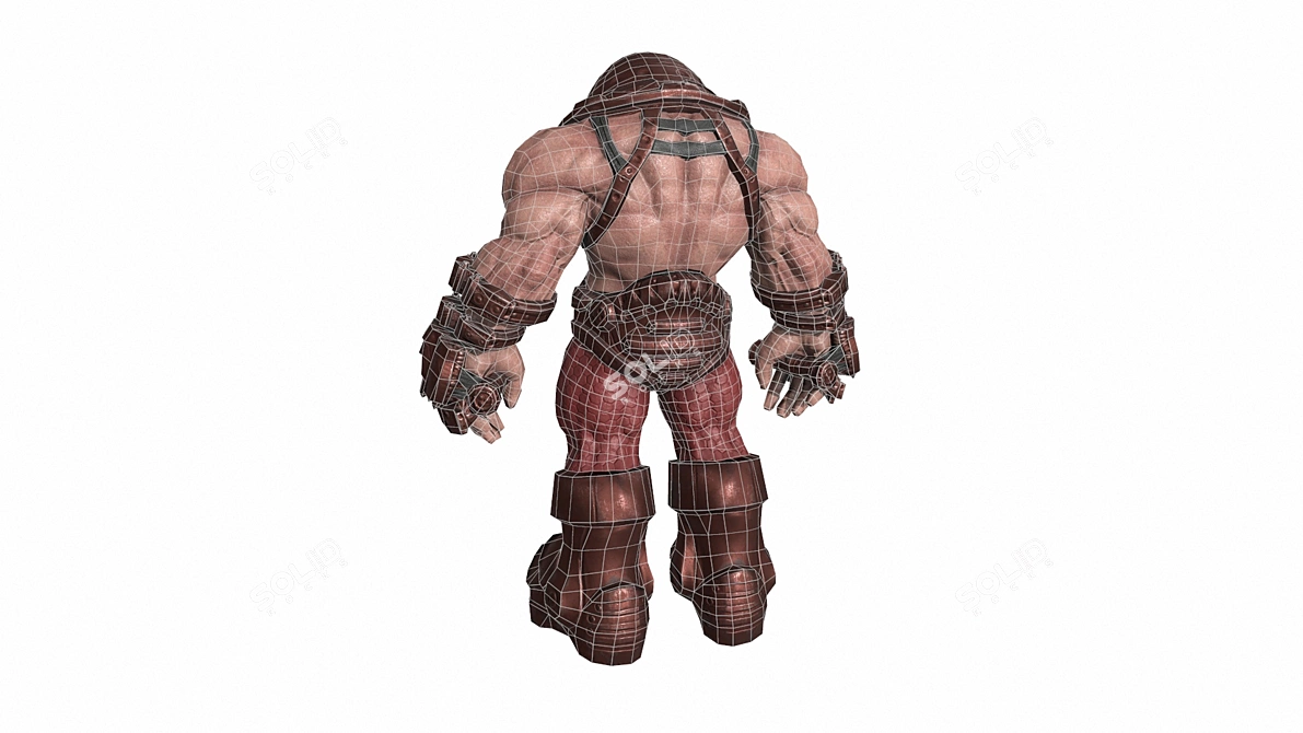 Geometric Powerhouse: Juggernaut 3D model image 8