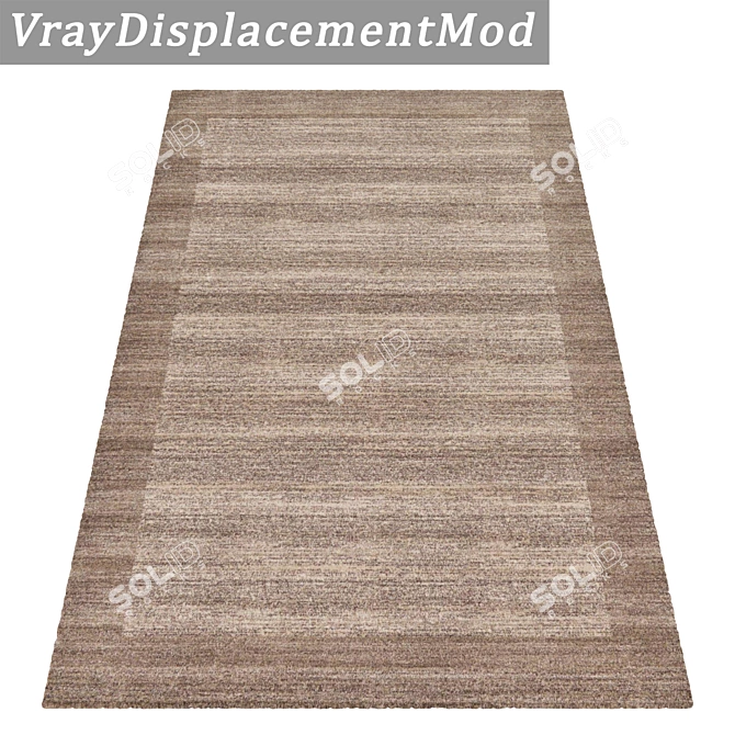 Luxury Carpet Set: High-Quality Textures. 3D model image 3