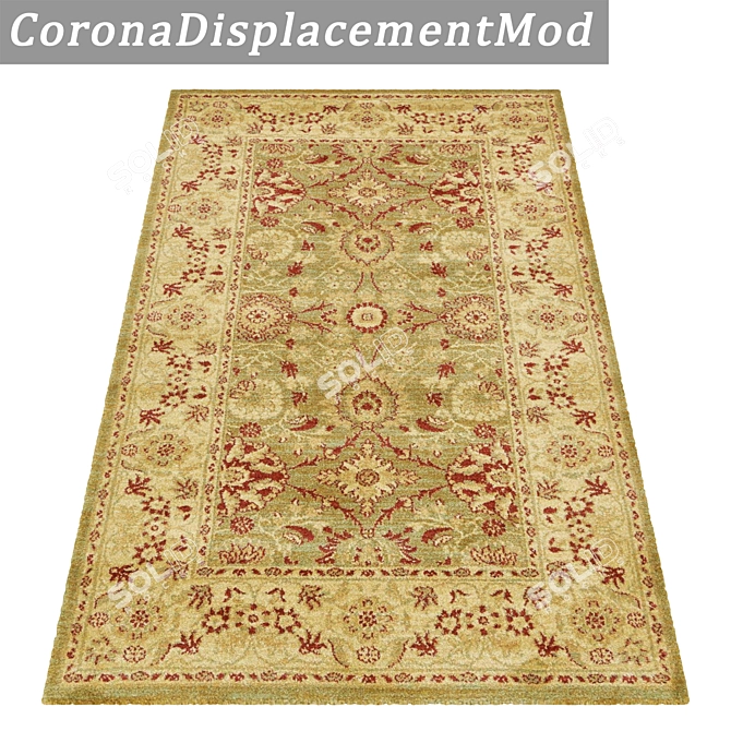 Premium Quality Carpets Set 3D model image 4