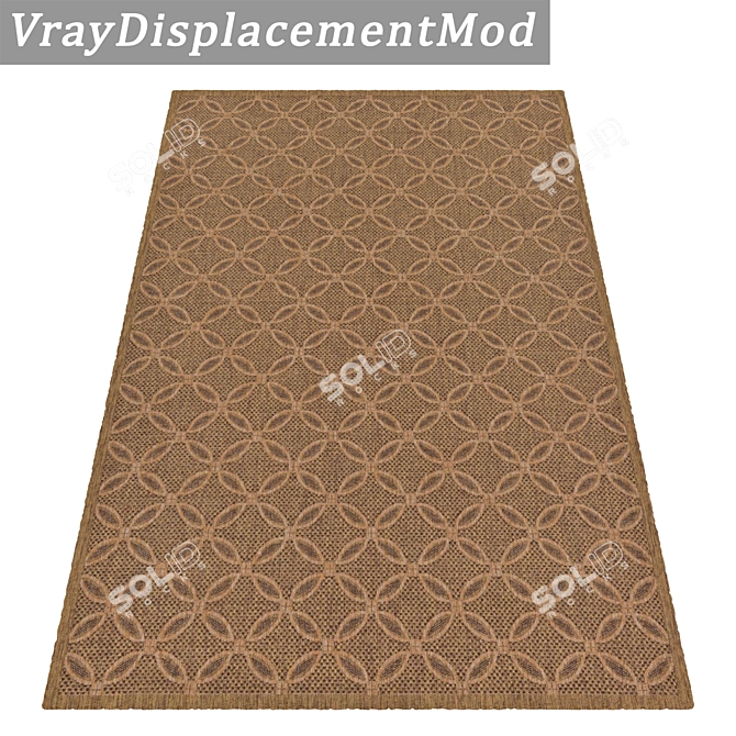 Premium Rug Set: Versatile Textures & Stunning Details! 3D model image 3