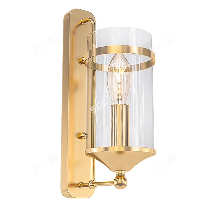 Consul Loft Wall Sconce 3D model image 1