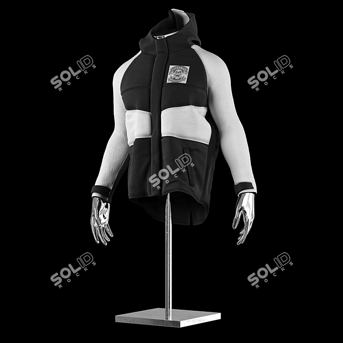 Metal Mannequin Jacket 3D model image 2