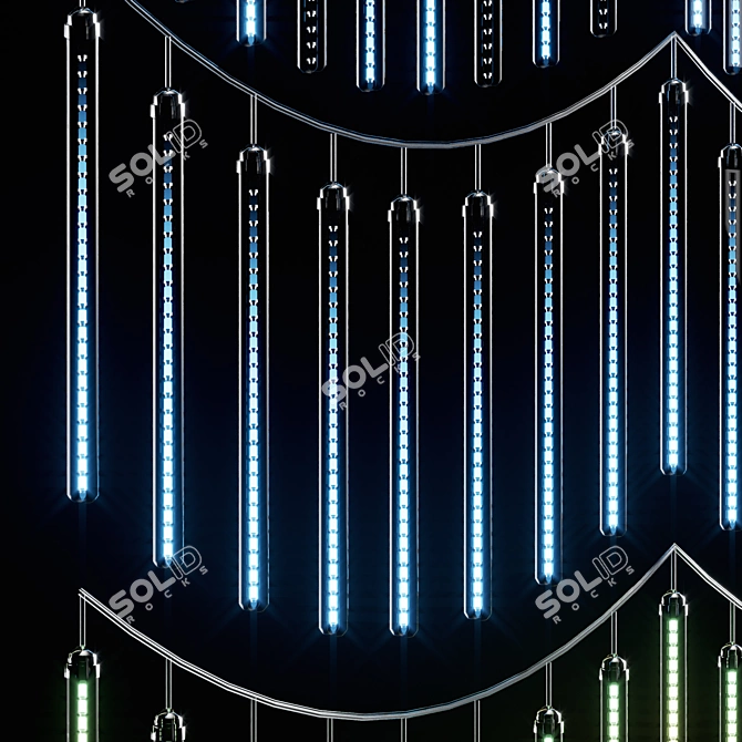 Frosty Icicle Garland 3D model image 8