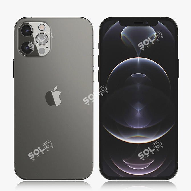 High-Performance iPhone 12 Pro 3D model image 5