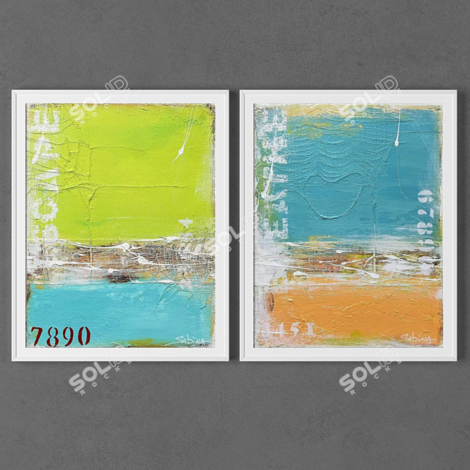 2 Frame Collection: 600x480mm, 2200x2200 Pixels 3D model image 1