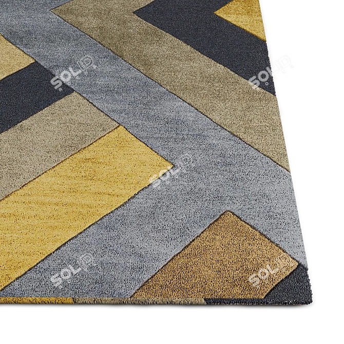 Elegant Interior Carpets 3D model image 2