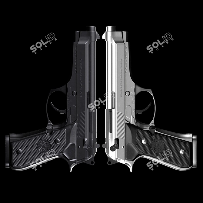 Full Unwrap Colt Beretta Kit 3D model image 1