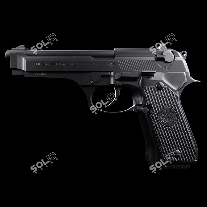 Full Unwrap Colt Beretta Kit 3D model image 2