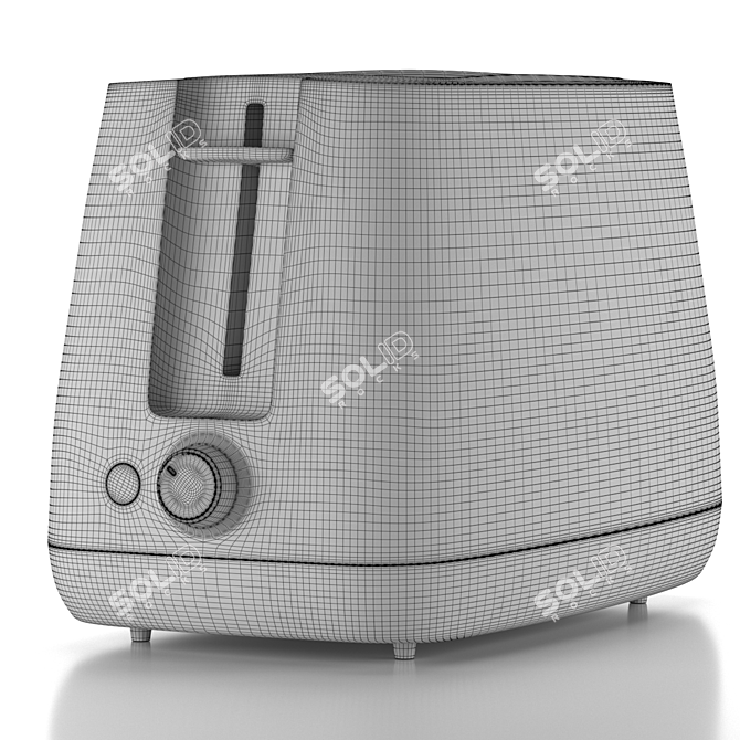 Philips HD2581 00 Toaster - White or Black 3D model image 5