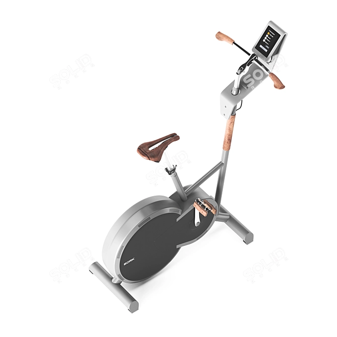 BORK D672 Exercise Bike: Compact and Efficient 3D model image 3