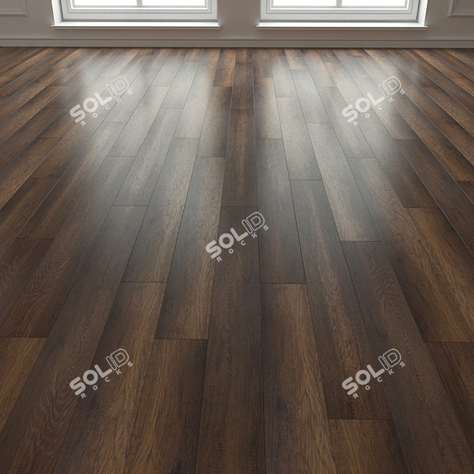 Crown Parquet Laminate Flooring 3D model image 3
