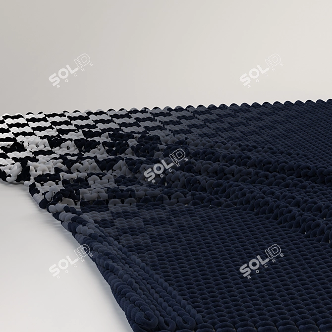 Cozy Knitted Carpets for a Warm Home 3D model image 4