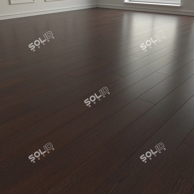 High-resolution Tanzanian Wenge Laminate 3D model image 2