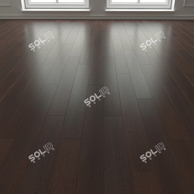 High-resolution Tanzanian Wenge Laminate 3D model image 3