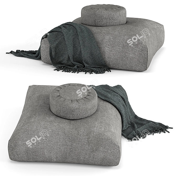 Sedona Pillow Duo: Maximum Comfort 3D model image 3