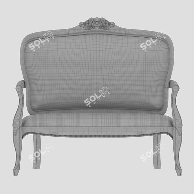 Elegant Genovese Morello Table 3D model image 4