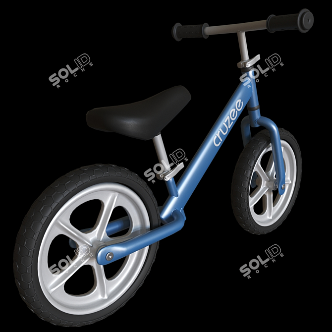 Cruzee UltraLite: The Ultimate Balance Bike for Kids 3D model image 2