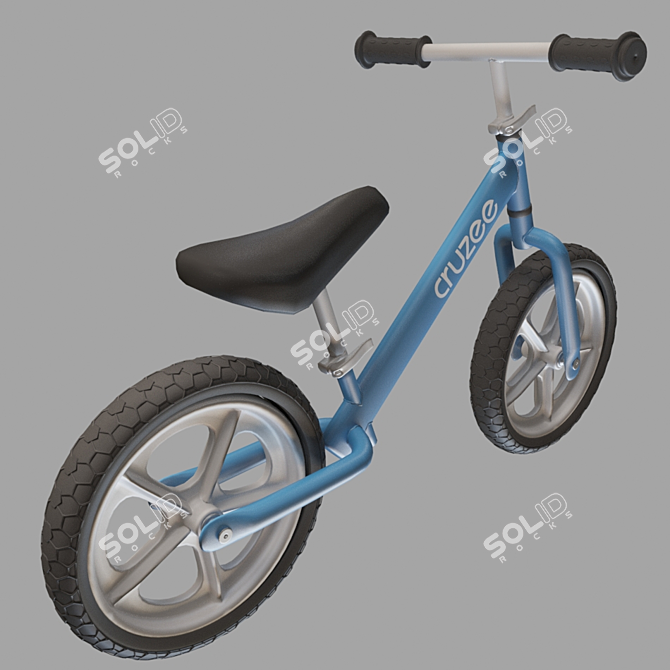 Cruzee UltraLite: The Ultimate Balance Bike for Kids 3D model image 6