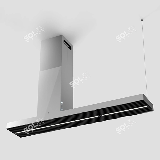 Elica Haiku Island 3: Modern, Stylish, Versatile 3D model image 3