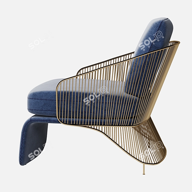 Lifestyle Unico HAPPY Armchair 3D model image 2