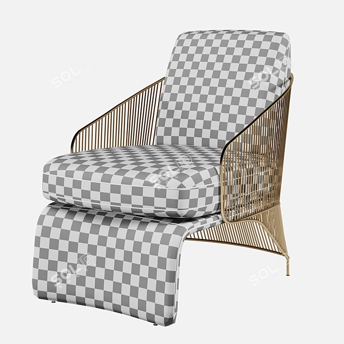 Lifestyle Unico HAPPY Armchair 3D model image 4